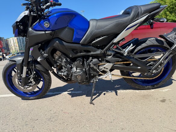 2017 Yamaha MT-09 (FZ-09), синий, 780000 рублей - вид 23