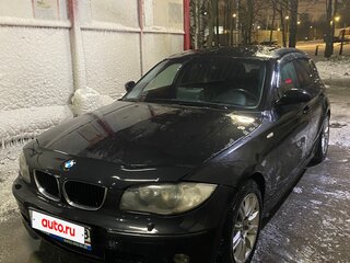 2006 BMW 1 серии 120i I (E81/E82/E87/E88), чёрный, 625000 рублей, вид 4