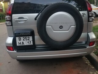 2003 Toyota Land Cruiser Prado 120 Series, серебристый, 1500000 рублей, вид 4