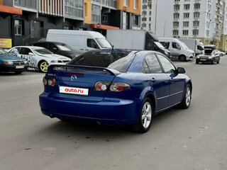 2005 Mazda 6 I (GG) Рестайлинг, синий, 320000 рублей, вид 4