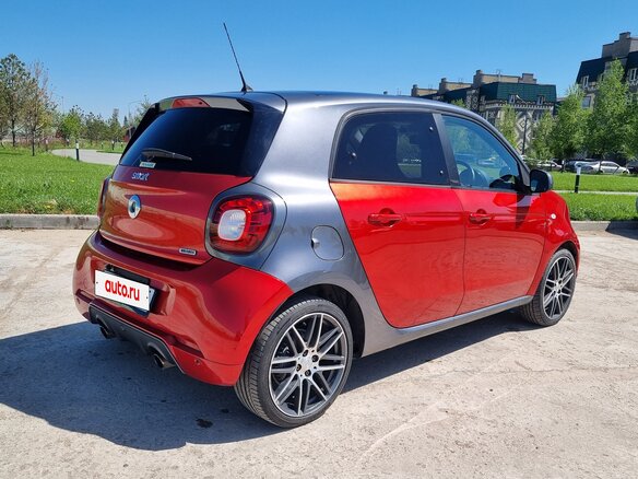 2018 Smart Forfour Brabus II, красный - вид 4