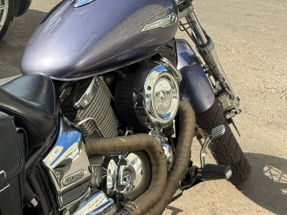 2005 Yamaha XVS1100, серый, 504900 рублей - вид 6