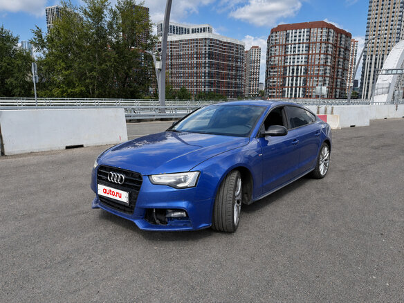 2016 Audi A5 I (8T) Рестайлинг, синий