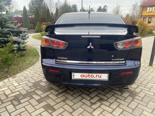 2014 Mitsubishi Lancer X Рестайлинг, синий, 900000 рублей, вид 5