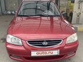 2005 Hyundai Accent ТагАЗ II, красный, 475000 рублей