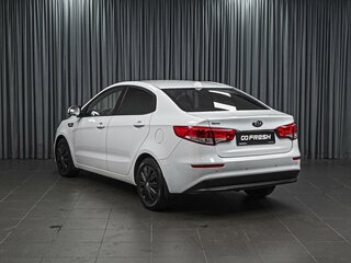2017 Kia Rio III Рестайлинг, белый, 1369000 рублей, вид 2