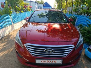 2016 Hyundai Sonata VII (LF), красный, 2050000 рублей, вид 1