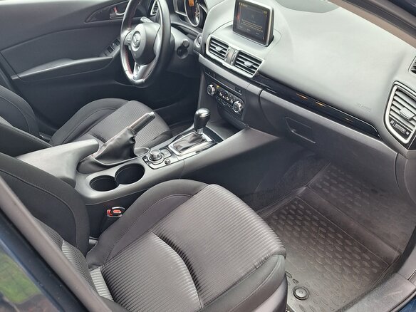 2014 Mazda 3 III (BM), синий, 1350000 рублей - вид 5
