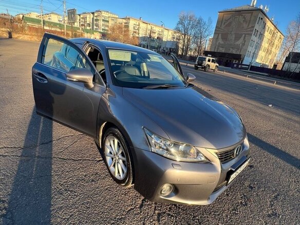 2012 Lexus CT 200h I, серый, 1450000 рублей - вид 10