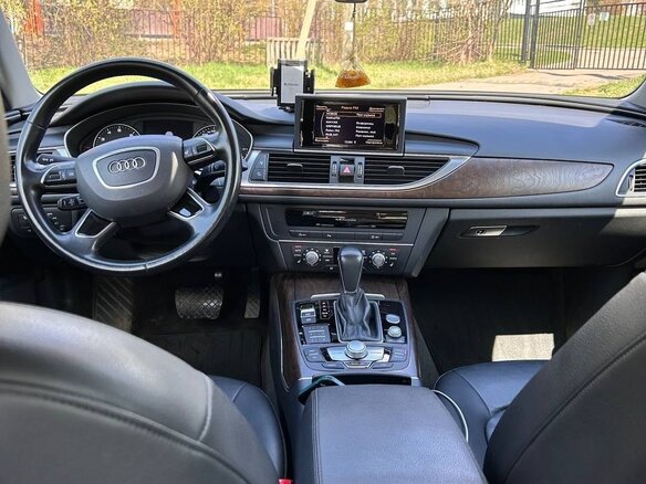 2015 Audi A6 IV (C7) Рестайлинг, серый, 1850000 рублей - вид 18
