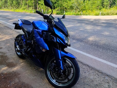 2011 Kawasaki Z 1000, синий, 900000 рублей, вид 1