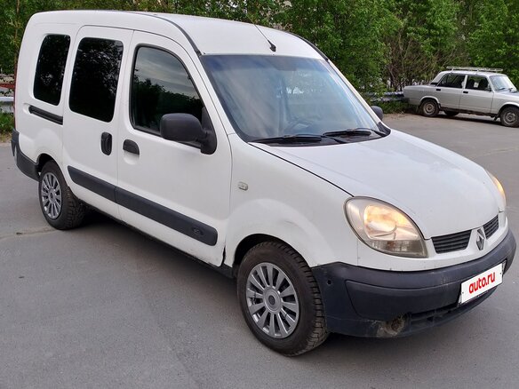 2008 Renault Kangoo I Рестайлинг, белый, 420000 рублей - вид 1
