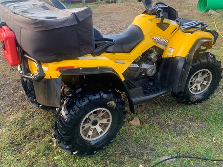2008 BRP Can-Am Outlander MAX 650, жёлтый, 750000 рублей, вид 4