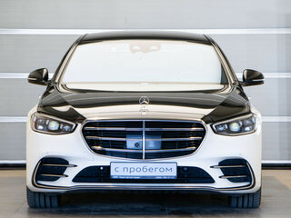 2021 Mercedes-Benz S-Класс 450 Long 4MATIC VII (W223), белый, 8800000 рублей, вид 2