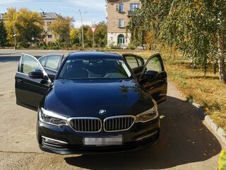 2017 BMW 5 серии 520d VII (G30/G31/G38), чёрный, 4500000 рублей, вид 1