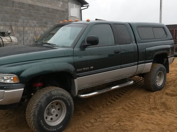 1998 Dodge RAM II (BR/BE), зелёный - вид 2