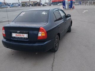 2006 Hyundai Accent ТагАЗ II, синий, 550000 рублей, вид 3