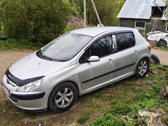 2004 Peugeot 307 I, серебристый, 260000 рублей - вид 3