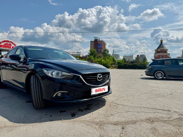 2013 Mazda 6 III (GJ), чёрный, 1430000 рублей