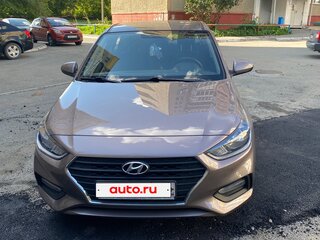 2018 Hyundai Solaris II, коричневый, 1390000 рублей, вид 1