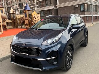 2019 Kia Sportage IV Рестайлинг, синий, 2600000 рублей, вид 2