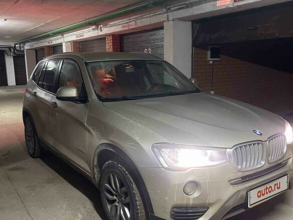 2016 BMW X3 28i xDrive II (F25) Рестайлинг, серый, 2300000 рублей - вид 4