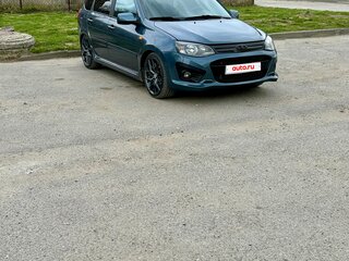 2014 Lada (ВАЗ) Kalina II, синий, 680000 рублей, вид 3