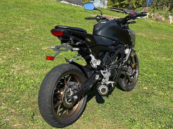 2021 Honda CB 125, чёрный, 550000 рублей - вид 6
