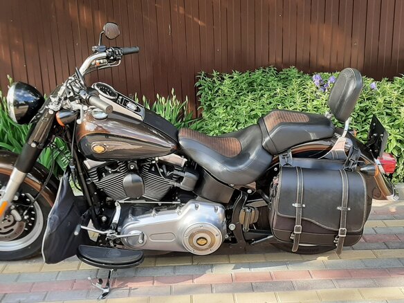 2013 Harley-Davidson Fat Boy, коричневый, 1450000 рублей - вид 11