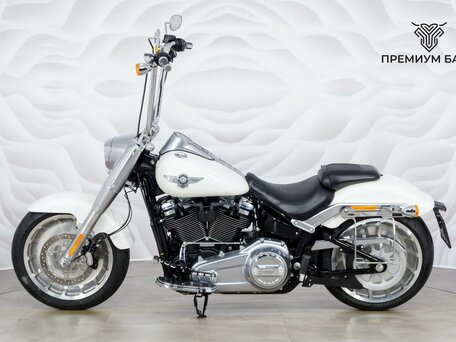 2019 Harley-Davidson Fat Boy, белый, 1949000 рублей, вид 2