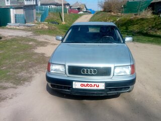 1991 Audi 100 IV (C4), серебристый, 390000 рублей, вид 2