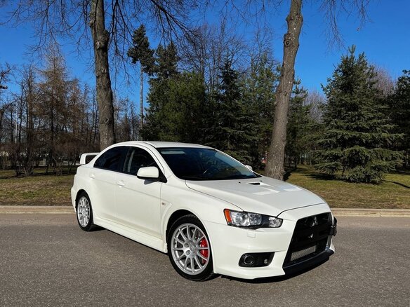 2014 Mitsubishi Lancer Evolution X, белый