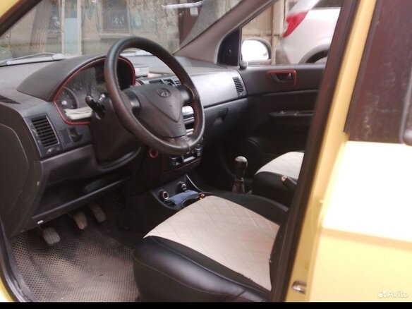 2006 Hyundai Getz I Рестайлинг, жёлтый - вид 8