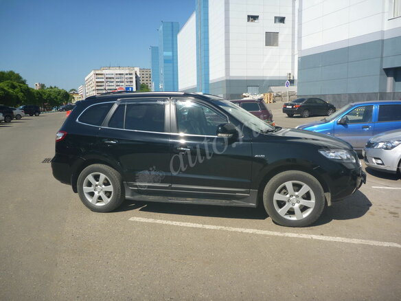 2008 Hyundai Santa Fe II, чёрный - вид 6