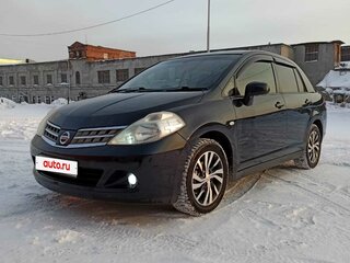 2008 Nissan Tiida Latio I, чёрный, 830000 рублей, вид 1