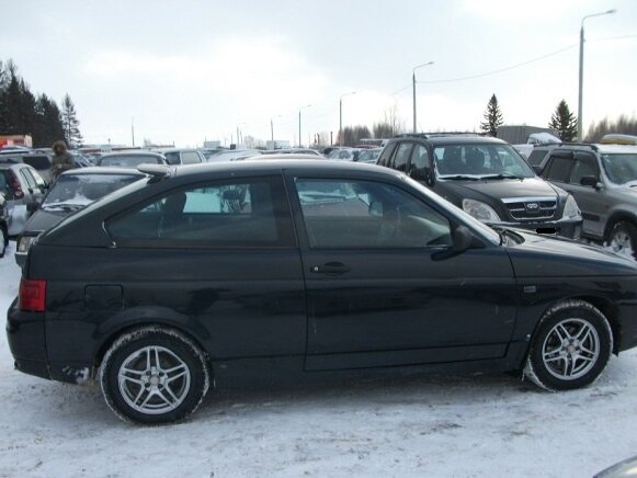 2008 Lada (ВАЗ) 2112, чёрный - вид 4