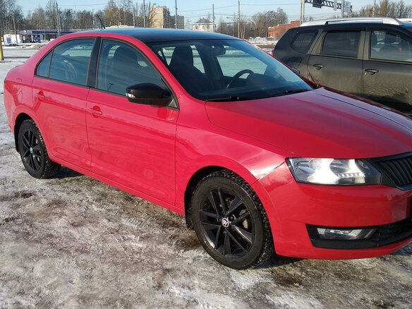 2017 Skoda Rapid I Рестайлинг, пурпурный - вид 16