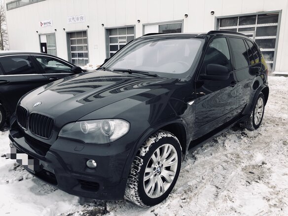 2008 BMW X5 4.8i II (E70), чёрный