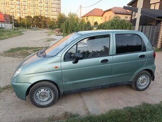2008 Daewoo Matiz I Рестайлинг, зелёный, 180000 рублей, вид 2