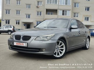 2008 BMW 5 серии 525i V (E60/E61) Рестайлинг, серый, 1430000 рублей, вид 2