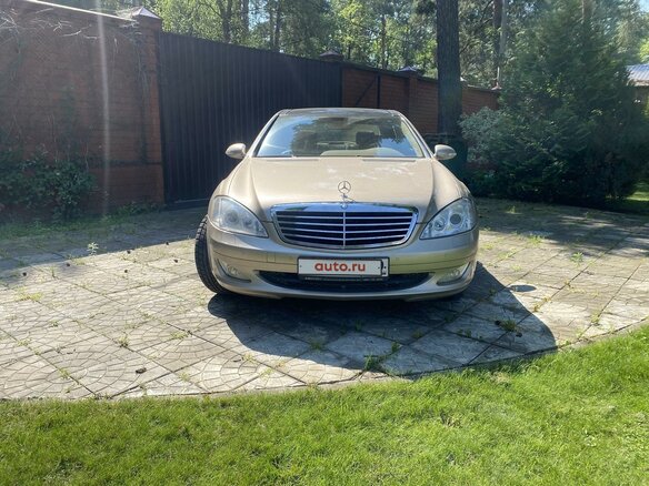 2007 Mercedes-Benz S-Класс 350 Long V (W221), золотистый, 1850000 рублей - вид 1