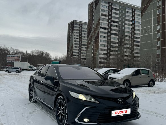 2019 Toyota Camry VIII (XV70), чёрный, 2990000 рублей - вид 2