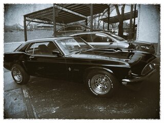 1969 Ford Mustang I, красный, 3200000 рублей, вид 5