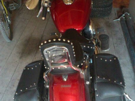 2009 Yamaha XVS650 Drag Star, пурпурный, 730000 рублей, вид 1