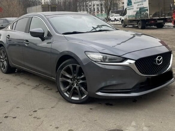2019 Mazda 6 III (GJ) Рестайлинг 2, серый - вид 3