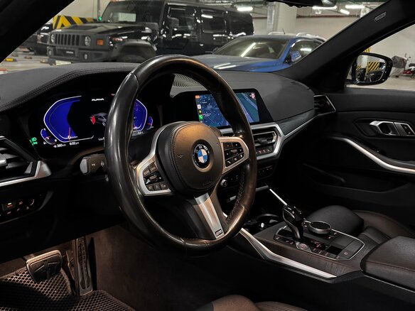 2019 BMW 3 серии 330i VII (G2x), белый, 2800000 рублей - вид 6