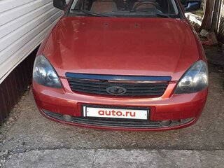 2009 Lada (ВАЗ) Priora I, красный, 360000 рублей, вид 1