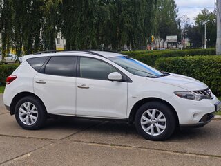 2013 Nissan Murano II (Z51) Рестайлинг 2, белый, 1450000 рублей, вид 3
