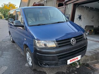 2010 Volkswagen Transporter T5 Рестайлинг, синий, 1450000 рублей, вид 5