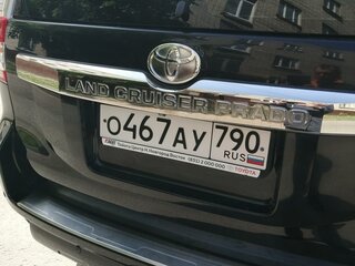 2014 Toyota Land Cruiser Prado 150 Series Рестайлинг 1, чёрный, 3100000 рублей, вид 2